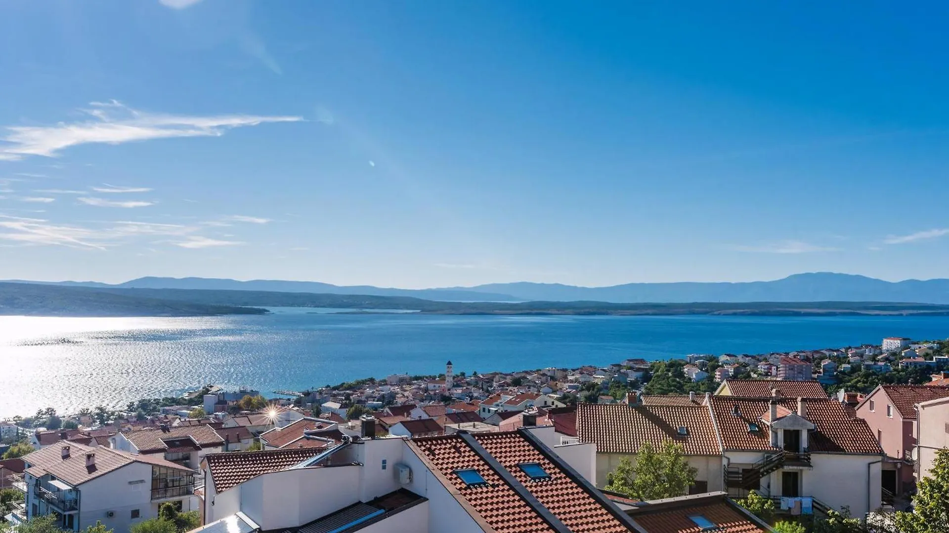 Apartment Wohnung Mit Grossem Pool Und Meerblick Crikvenica