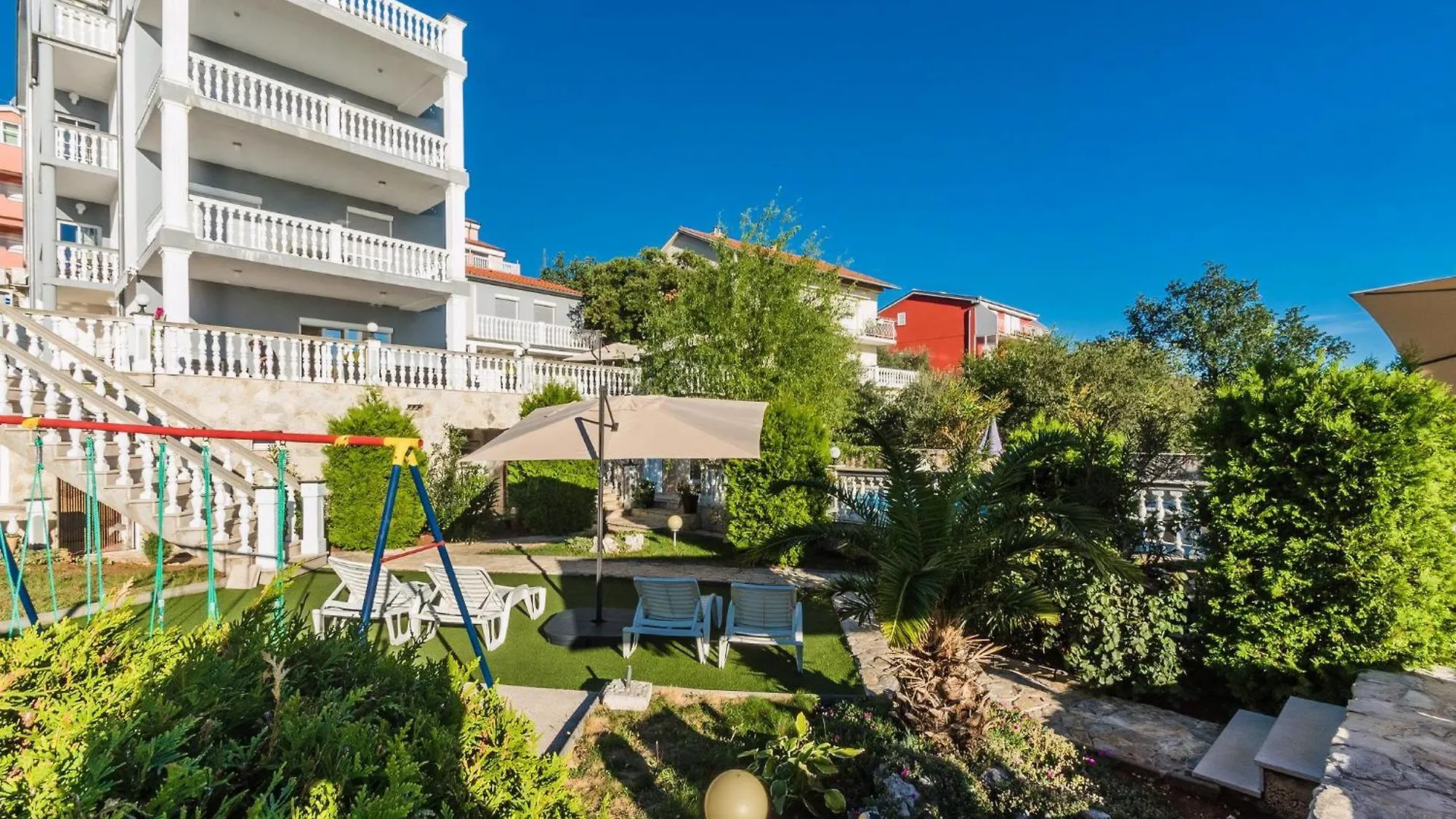Apartment Wohnung Mit Grossem Pool Und Meerblick Crikvenica Croatia